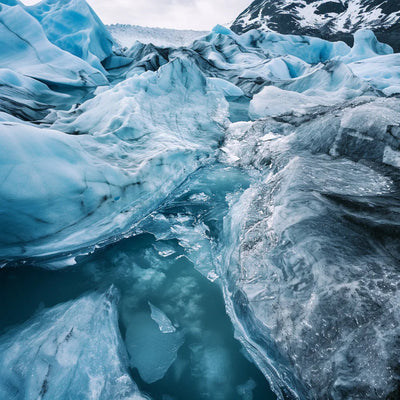 Agua Glacial de Islandia