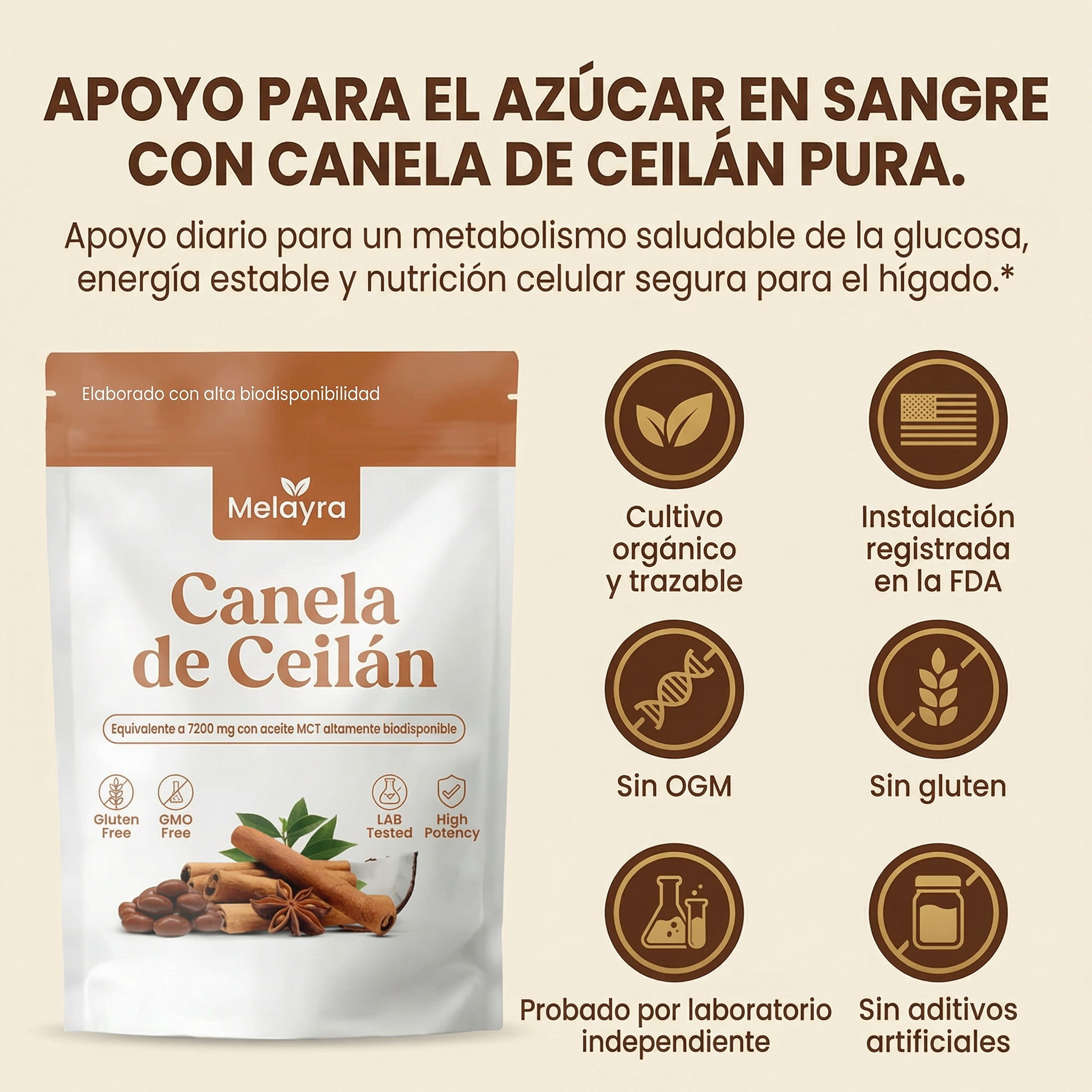 Melayra — Canela de Ceilán Orgánica