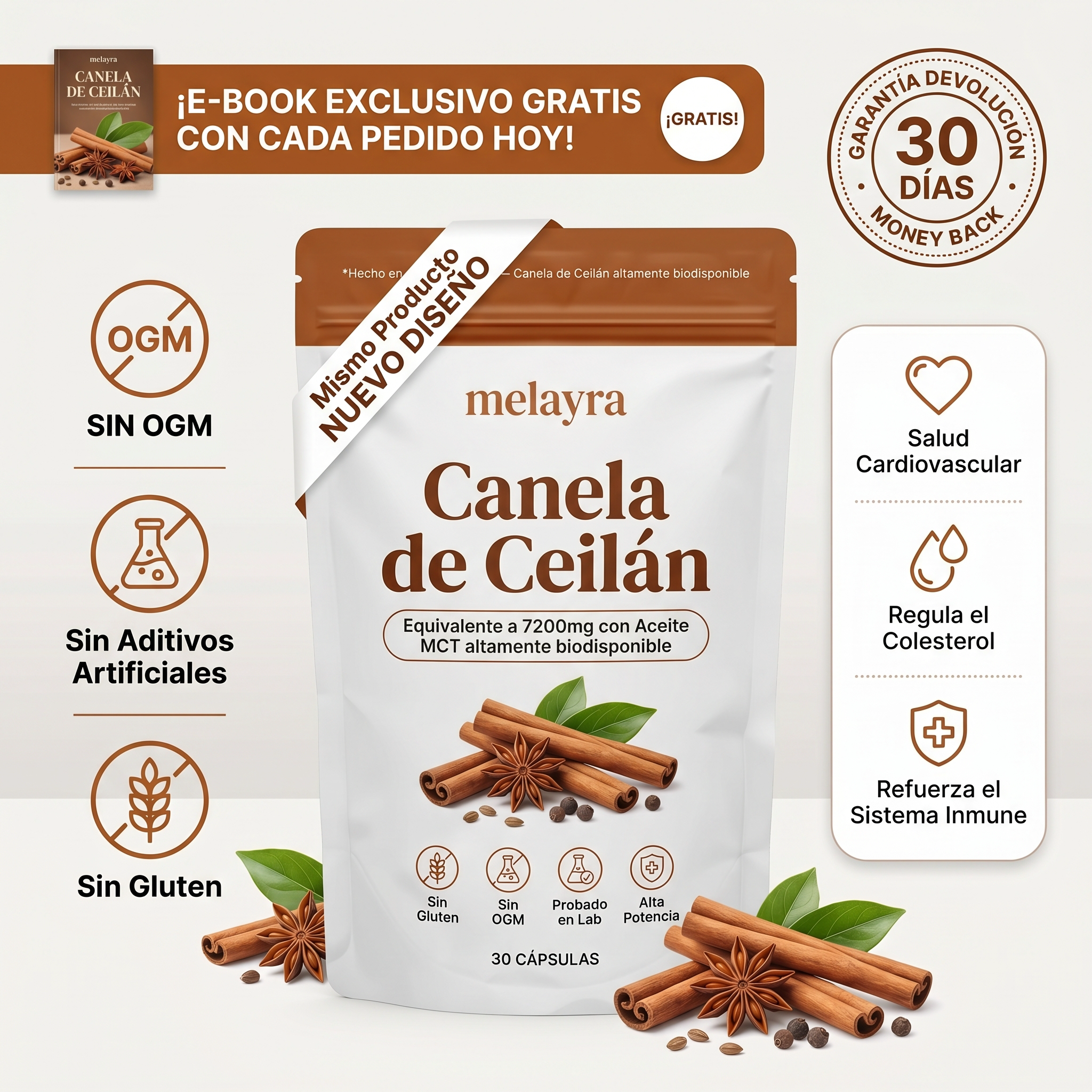 Melayra — Canela de Ceilán Orgánica